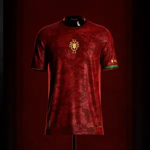 Premium Cr.#7 Red Color Portugal Heritage Soccer Jersey, Unisex Soccer Jersey For Couple Matching, Vintage Streetwear Soccer Jersey, Perfect Gifts, Sports Top, Gym Athletic Clothes