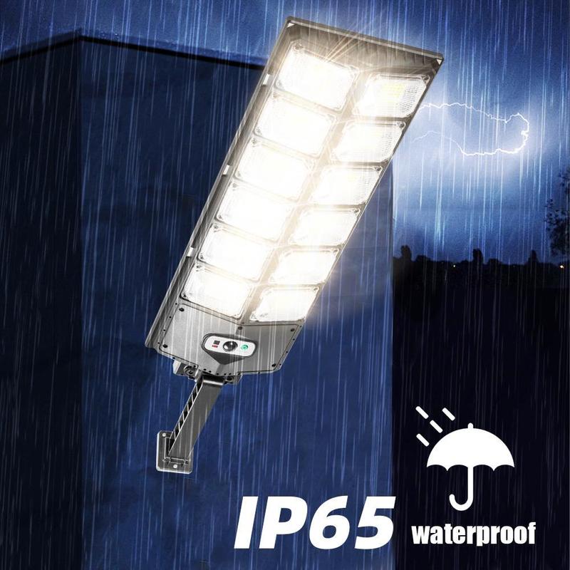 LED Solar Powered Flood Light , 10000LM 6500K Waterproof Motion Sensor with Remote Control,Dusk to Dawn Commercial Area Lighting for Outside Parking Lot LED Solar Powered Flood Light , 10000LM 6500K Waterproof Motion Sensor with Remote Control,Dusk to Dawn Commercial Area Lighting for Outside Parking Lot
