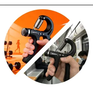 Grip Strength Trainer,  Forearm Strengthener, Hand Grip Strengthener, Adjustable Resistance 5-60 Lbs, for Gym, Home,Office,  Injury Rehabilitation,Men Women Workout Hand Gripper Hand Grip Exerciser