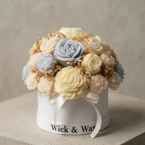 Scented candle bouquet