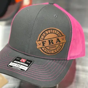 FRA, Certified FRA violator, Railroad, rail life , leatherette patch hat