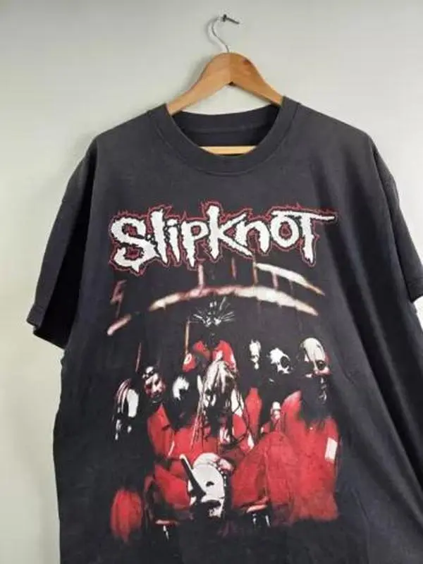 1999 Slipknot Debut Band Retro Style Black Short Sleeve Unisex