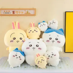 Usagi Doll Chiikawa Cartoon Plush Toy Hachiware Plush Doll High Quality Oversized Pillow Girl Birthday Gift Super Cute