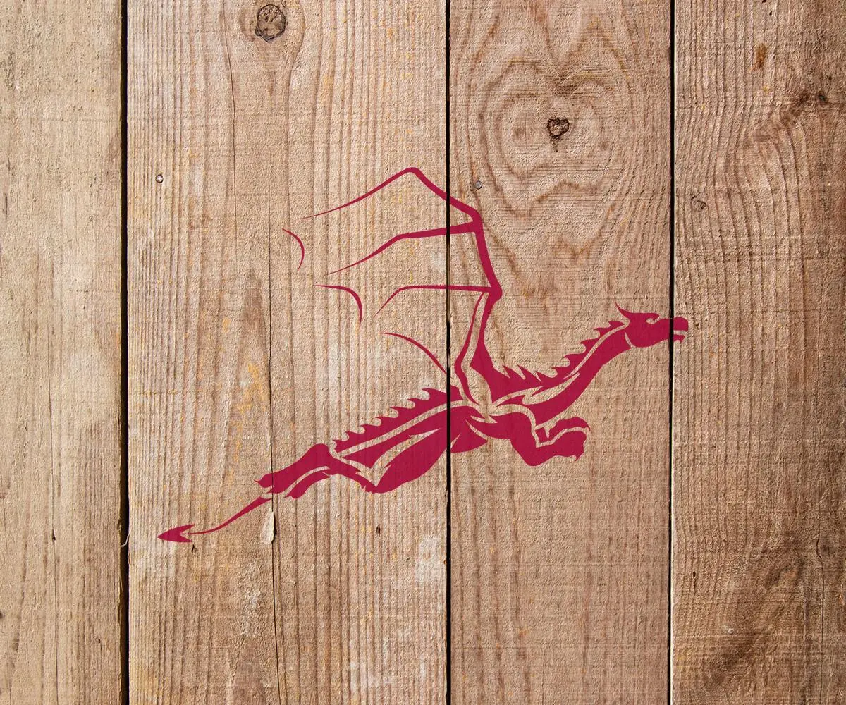 Dragon Stencil - Art and Wall Stencil