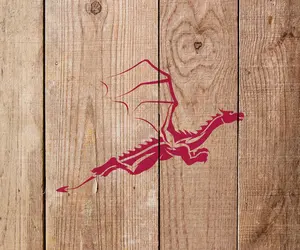 Dragon Stencil - Art and Wall Stencil