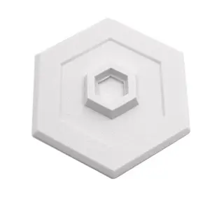 Prime-Line U9275 5 in. Hexagon Door Knob Wall Shield