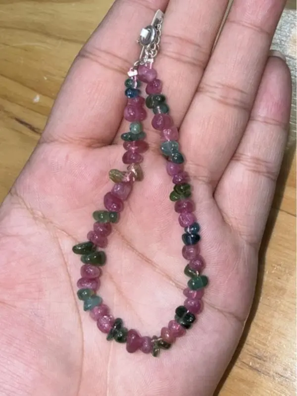 Leah(16756)gc.Tourmaline chip bracelet