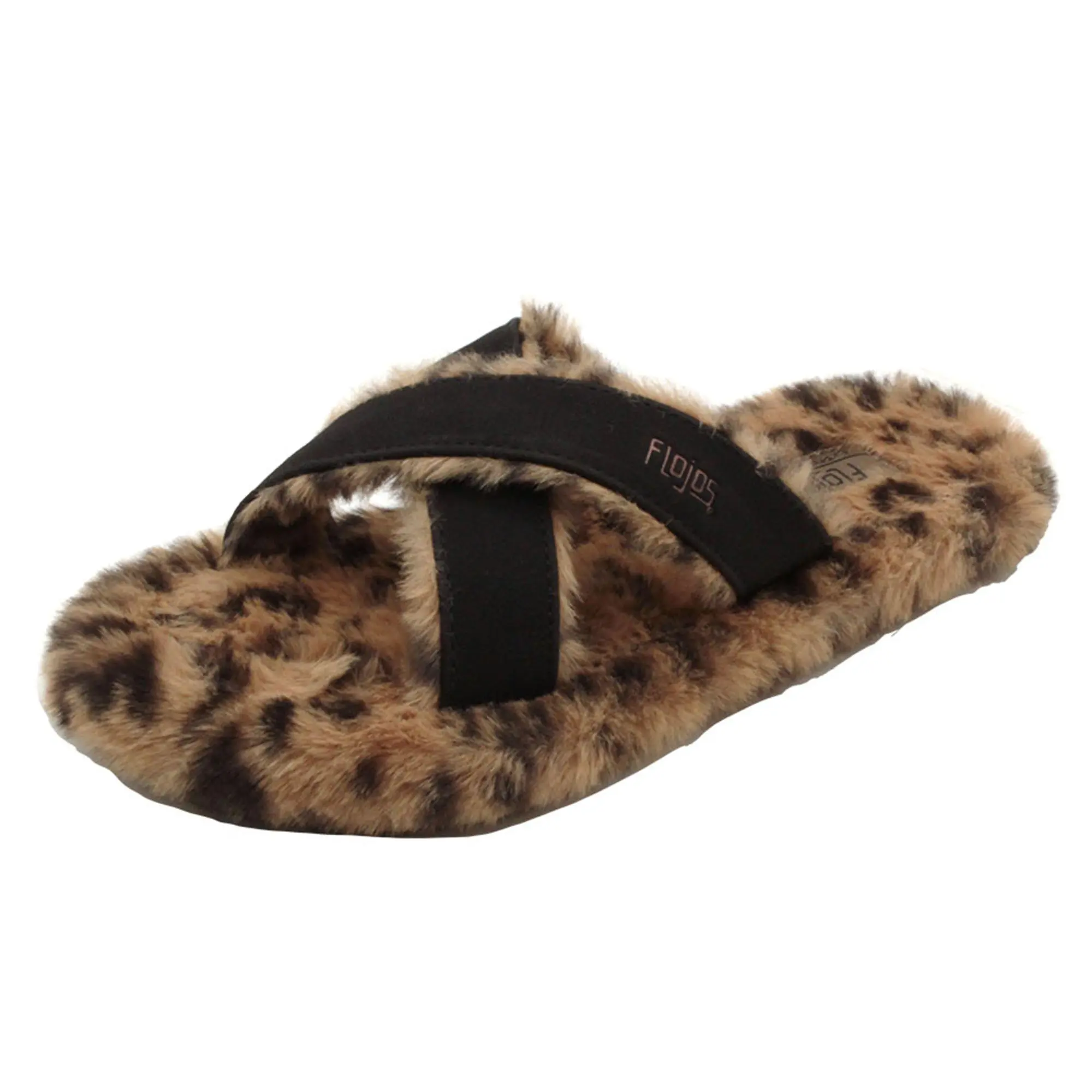 Flojos Women's Faux Fur Lined Slipper Slide - Fuzzy Flojos Women's Faux Fur Lined Slipper Slide - Fuzzy