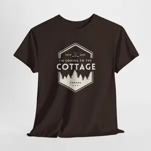 Coming to the cottage cotton shirt, Cozy cabin, Heated Rivalry shirt, funny shirt, outdoors shirt