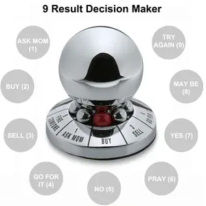 Fate Prediction Decision Ball, Lucky Decision Ball, Metal Fun Decision Ball, Multifunctional Creative Stress Relief Toy, Best Gift, Stress Relief Fidgeting