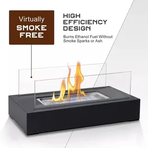 Indoor Roasting Marshmallow Desktop Stove - Portable Clean Burning Alcohol Fireplace, Home Gathering Picnic Gadget