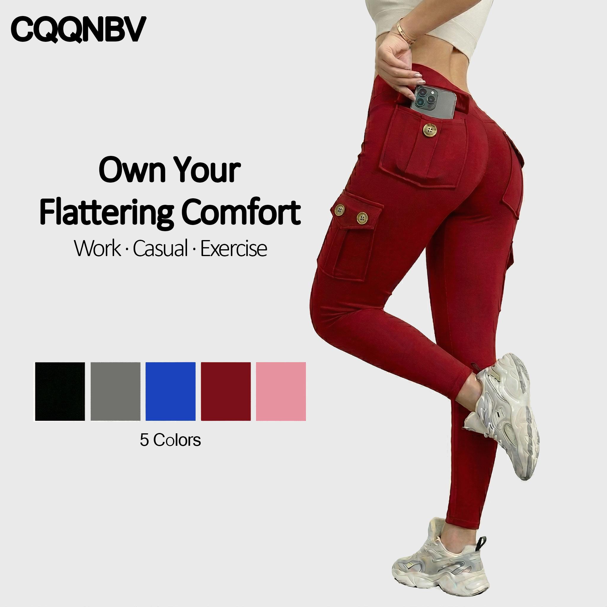 CQQNBV CoreFlex Workout Cargo Leggings with Pockets for Women Hidden Scrunch Butt Lifting Leggings Gym Yoga Pants CQQNBV CoreFlex Workout Cargo Leggings with Pockets for Women Hidden Scrunch Butt Lifting Leggings Gym Yoga Pants