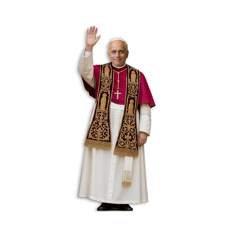 Pope Leo XIV 6 Life Size/Mini Sized Cardboard Cutouts