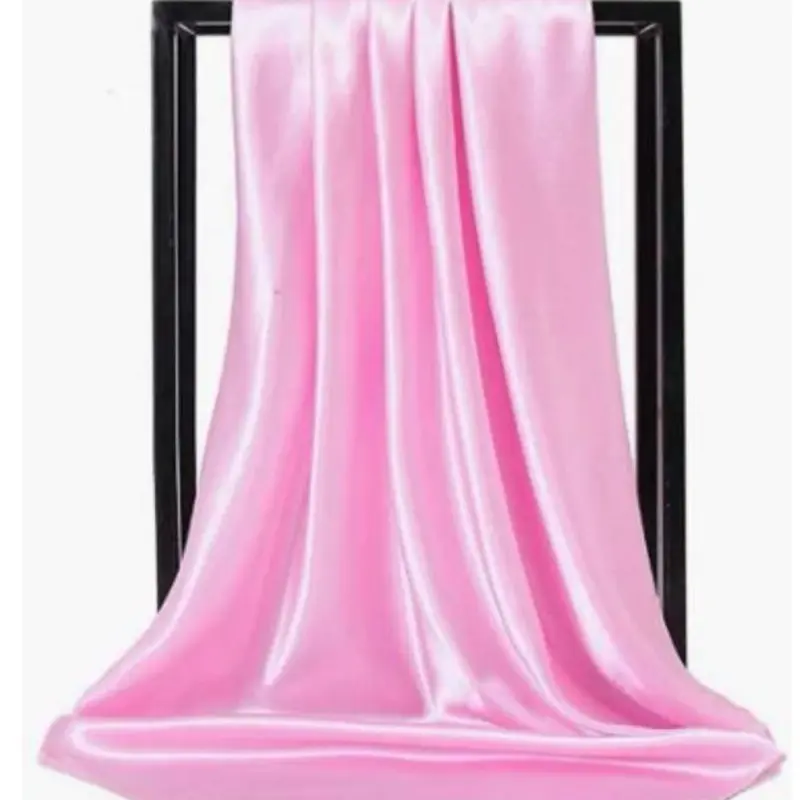 Pink Satin Scarf Moushwa Haitian Vodou Sevis Lwa  Soft Luxurious Accessory