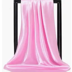 Pink Satin Scarf Moushwa Haitian Vodou Sevis Lwa  Soft Luxurious Accessory