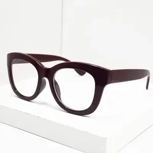 JNPCXI Fashion Square Spring Temples Women Glasses Frame Clear Anti-Blu-Ray Eyewear Retro Men Optical Frame Reading Glasses