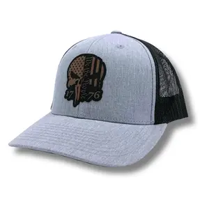 We The People 1776 Skull Flag Patch Hat