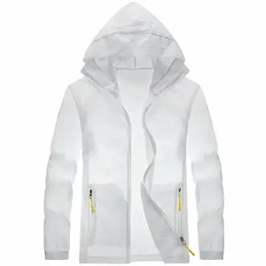 New Summer Men’s Sun-Protective Hooded Jacket — Lightweight, breathable windbreaker with UV protection and quick-dry fabric, suitable for hiking, fishing, and summer outdoor wear
