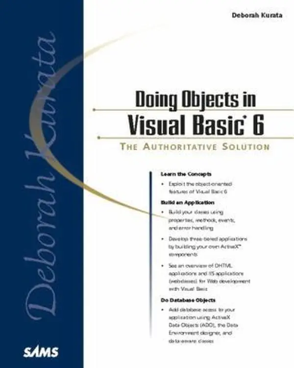 USED-Doing Objects in Visual Basic 6 by Deborah Kurata (Paperback)
