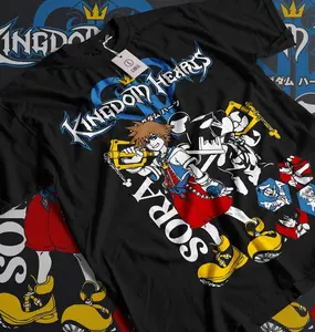 Kingdom Hearts Sora Shirt, Video Games Shirt, Retro Gaming Tees for Gamers