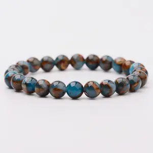 Blue Apatite Bone Support Bracelet, Blue Apatite,Emotional Eating, Genuine Stones, Natural Crystals, Spiritual Benefits, Health Bracelet, Calcium Absorption, Joint Pain Relief