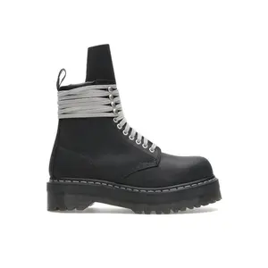 Dr. Martens Men's 1460 DRKSHDW Quad Sole Steel Toe Boot Rick Owens Black, from StockX