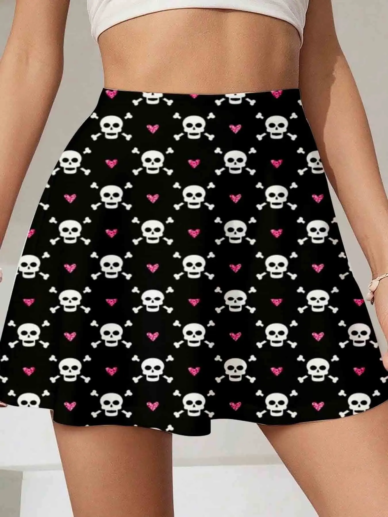 skull skirt - TikTok Shop
