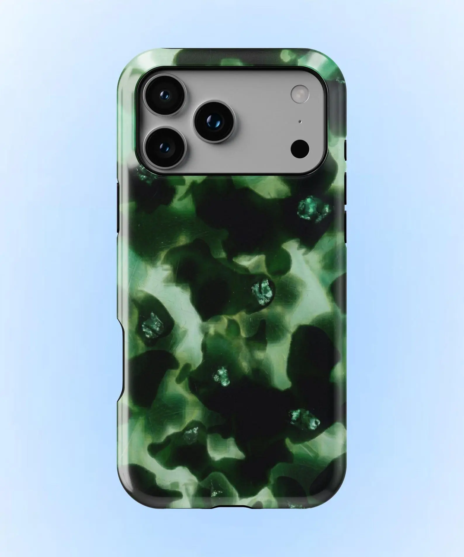 Lime Green Tortoise Shell Phone Case Sunset Neon Turtle shell pattern Cover for iPhone 17 16 15 14 13 12 Samsung S26 S25 S24 Pixel 10 9 8