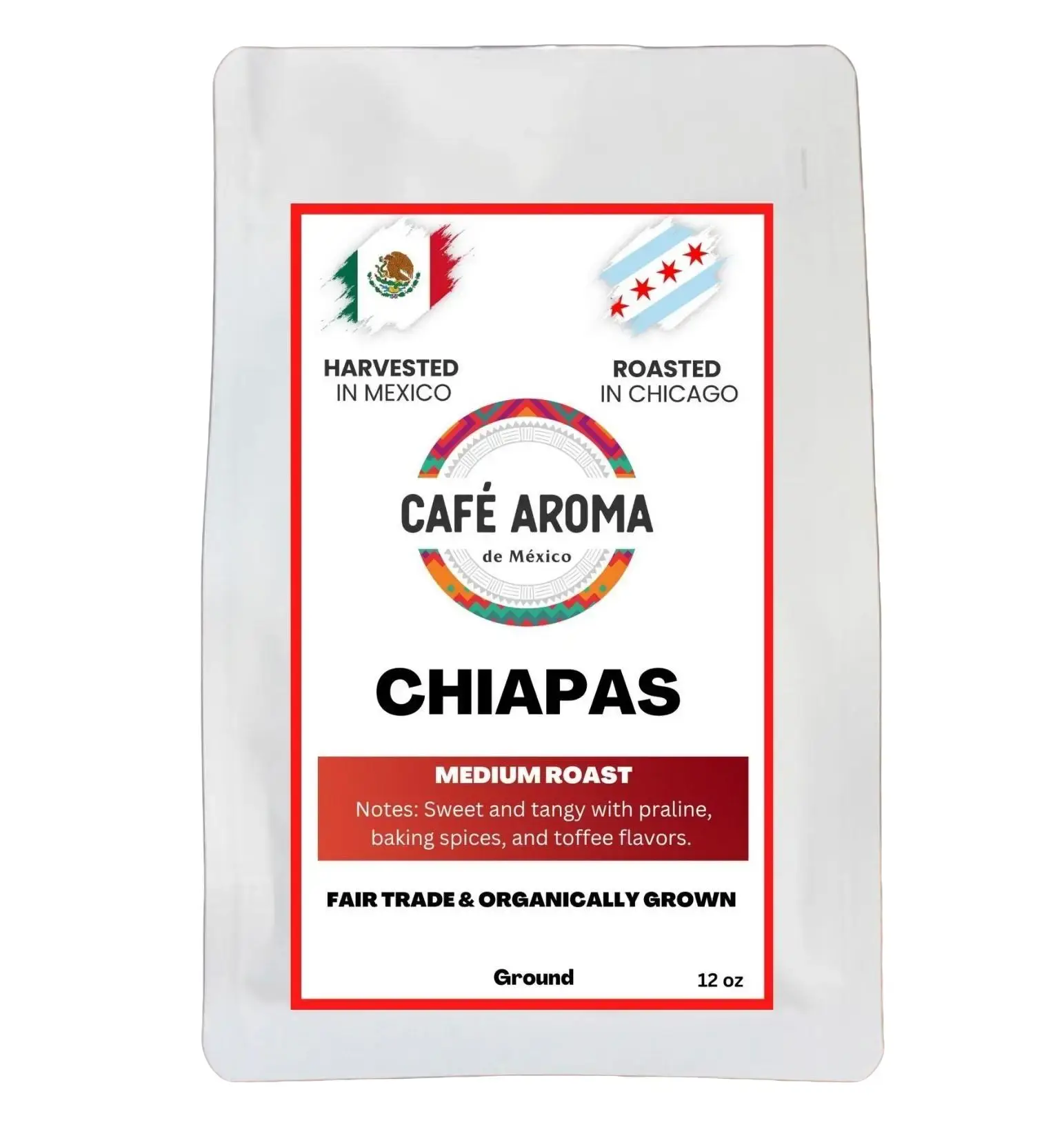 Café Aroma de Mexico - Medium Roast Coffee, CHIAPAS Beverage
