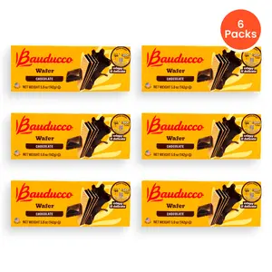 Bauducco Chocolate Wafers - 6 Packs (5 oz x 6) Bauducco Chocolate Wafers - 6 Packs (5 oz x 6)