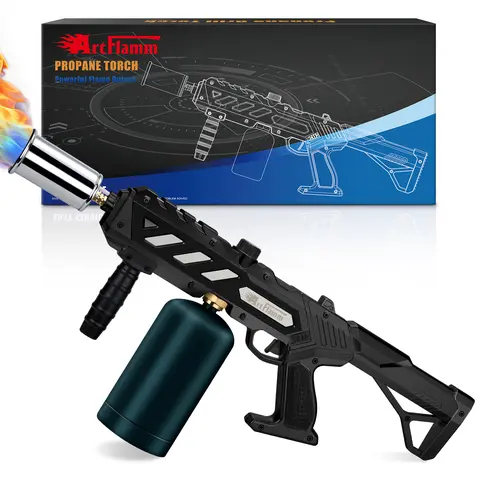 ARTFLAMM Powerful Portable Propane Torch Gun - Kitchen Grill Torch with Detachable, Adjustable Flame, Ideal for BBQ, Welding, Father's Day & Christmas/New Year Gifts (Tank Not Included) toolupgrade