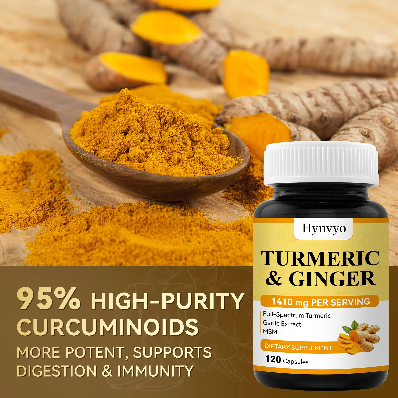 Curcumin Capsules | Joint Health Supplement, Promoting Activity and Relieving Joint Pain