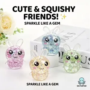 Easter Bunny Maltose Squishy, Stress Relief Toy, Creative Fidget Toy