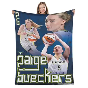 Paige Bueckers Blankets Cartoon Super Soft Throw Blanket -Super Soft, Lightweight And Cozy Flannel Blanket, Bed,Sofa Decoration