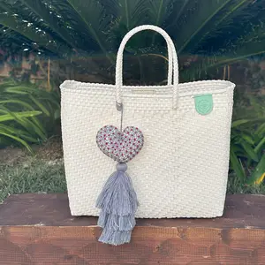 Embroidered Heart Tassel