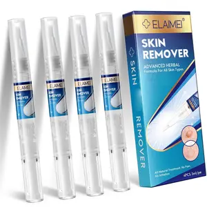 Elaimei Label Solution Pen Set of 4, Ideal for Various Labels, Skin Care Tool, Essential for Labeling Needs, Durable & Reliable