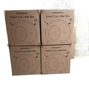 MeoWant Self-Cleaning Cat Litter Box with Safety Protection, APP Control, and Odor Removal for Multi Cats - Extra Large Size