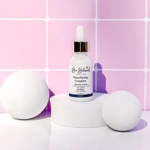 Be Blessed Skincare Resurfacing Complex Mandelic 5% Serum - Gentle Exfoliant with Glycerin & Green Tea for Radiant Skin