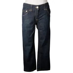 Pre-owned DOLCE & GABBANA Denim Small Leather Goods Cropped Pants