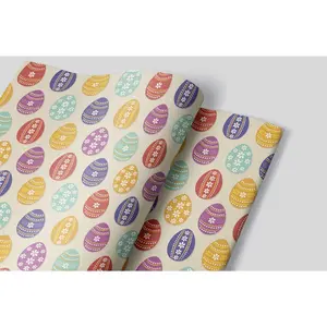 Jumbo Easter Egg Wrapping Paper--3 Sheets