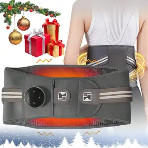 Portable Waist Massager, 1 Count Rechargeable Waist Massage Belt, Electric Back Heating Pad, Waist Massager for Home & Travel