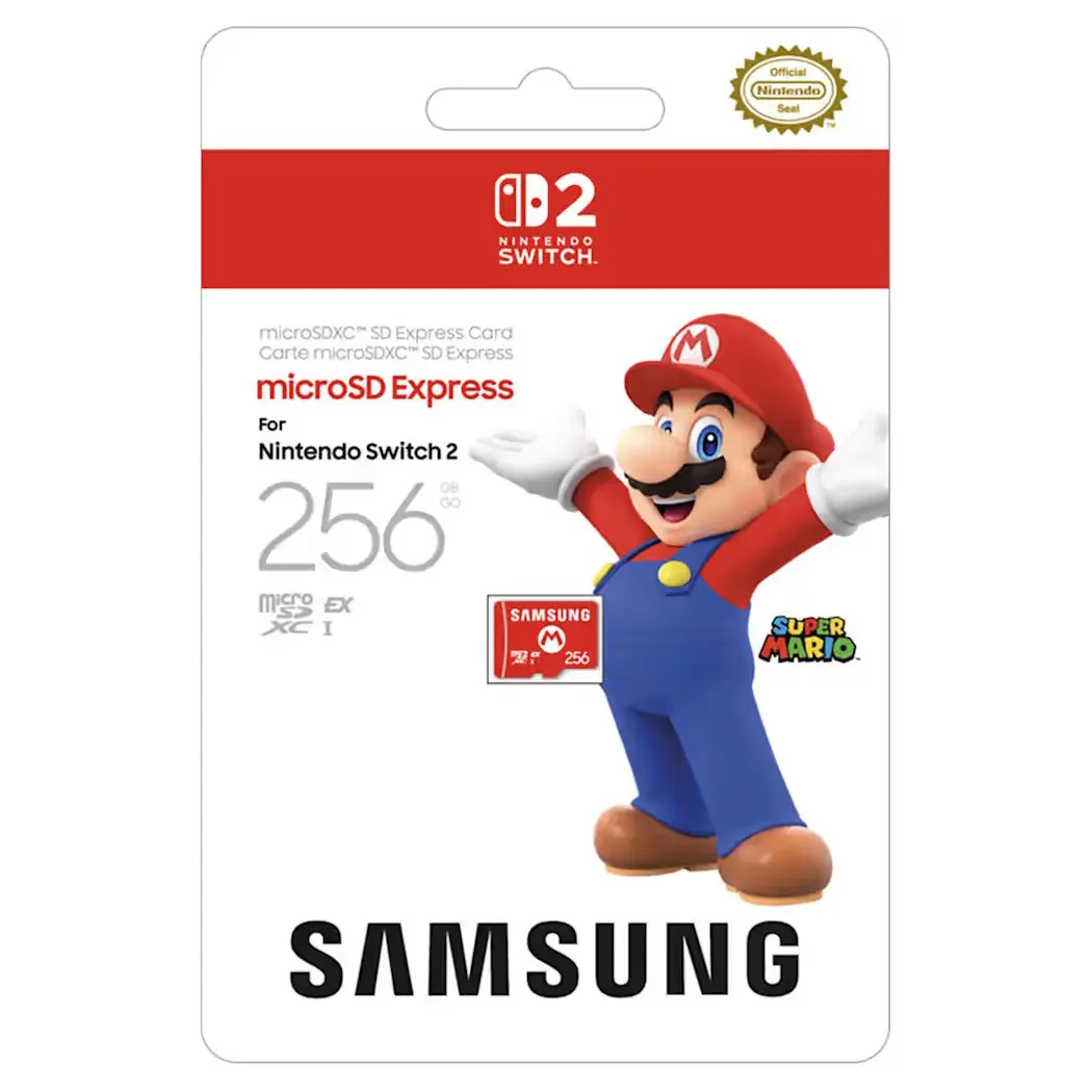 Samsung microSD Express Card 256GB for Nintendo Switch 2