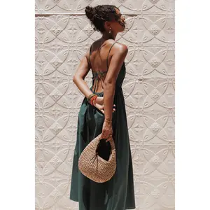 Savannah Maxi Dress - Forest Green