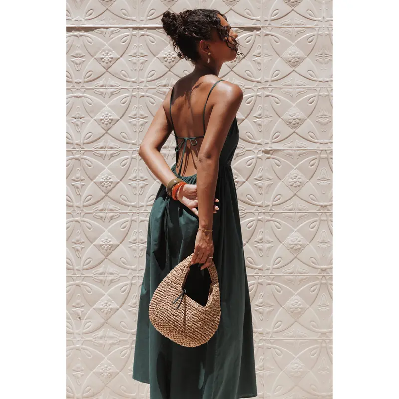 Forest green dress - TikTok Shop