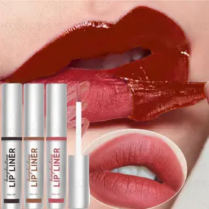 1PC Highly Pigmented Matte Peel-off Lip Gloss, Moisturizing, Fast Film-forming, 3D Lip Shape, Stackable, Perfect Christmas Gift Series