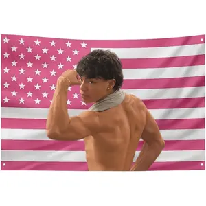 Interesting National Malachi Flag Wall Tapestry, 4.17 x 5 Ft,Barton Poster Flag Gift for Room Decor,College Dorm Decor Tapestry, Bedroom,Indoor and Outdoor, Funny Party Tapestry Decoration Items Modern Stripe Design