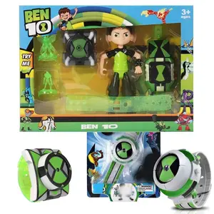 2026 new Omnitrix BEN10 Action Figures Ben Tennyson Projection Watch Deformation Sound Light Doll Smart Watch Children's Birthday Gifts