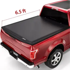 5.5ft Bed Soft Roll-Up/Soft Tri-Fold/Soft Quad-fold Truck Bed Tonneau Cover Compatible with 2009-2025 Ford F150