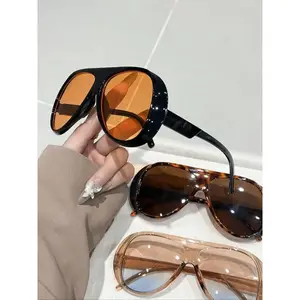 3PCS Large Frame Sunglasses Set, FashionableTrendyVersatile Protective Eyewear, Stylish Sun Glasses forMen &Women