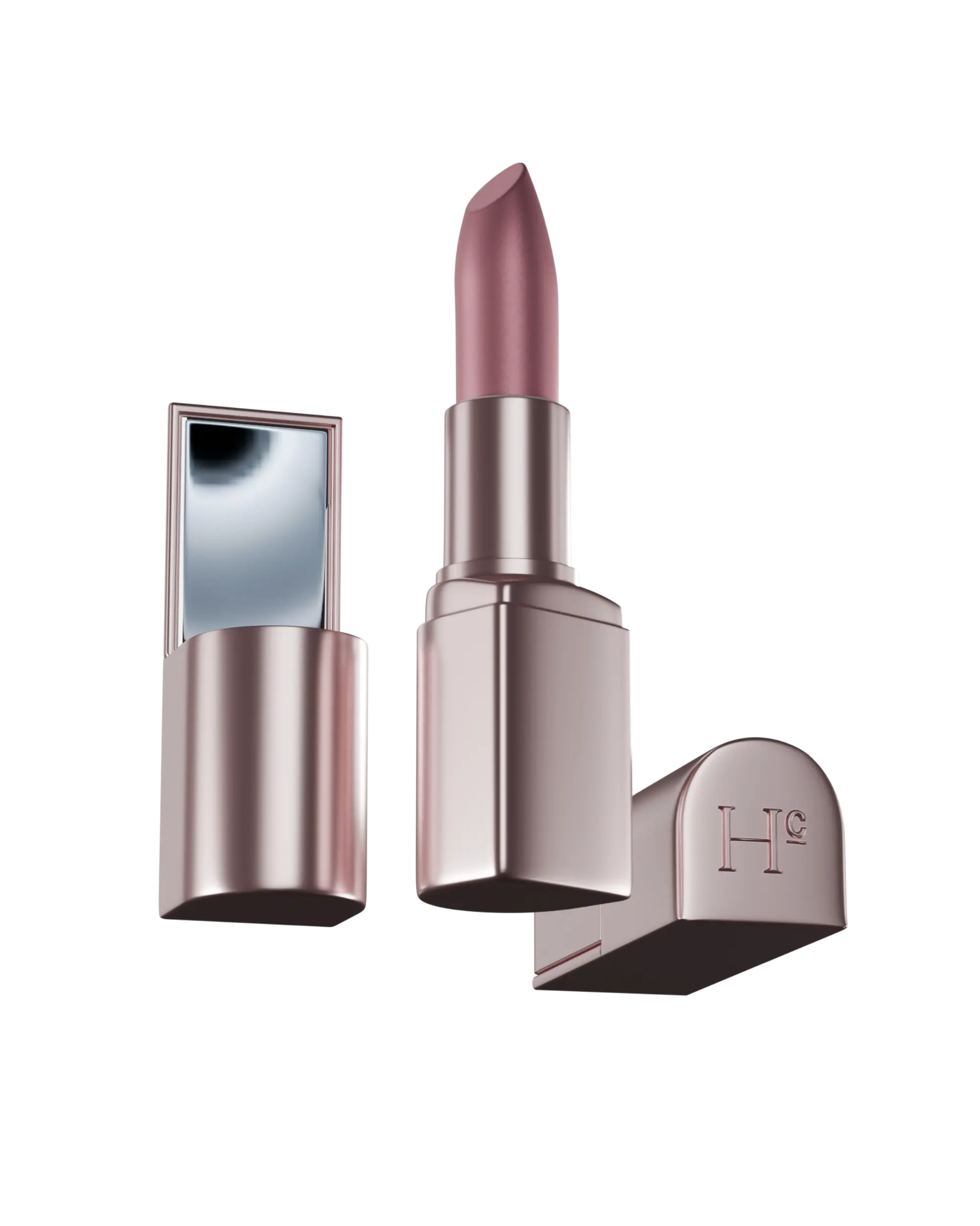 HIGHR Collective PAMELA Organic Lipstick | Neutral Pink | Mirror Cap | Clean Luxury Lipstick